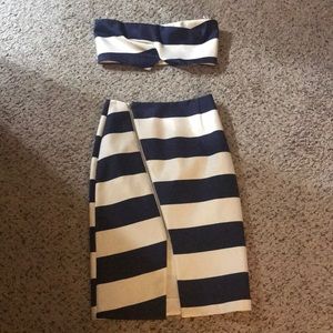 Nicholas skirt and crop top